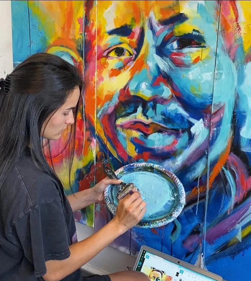 Painting of Muddy Waters