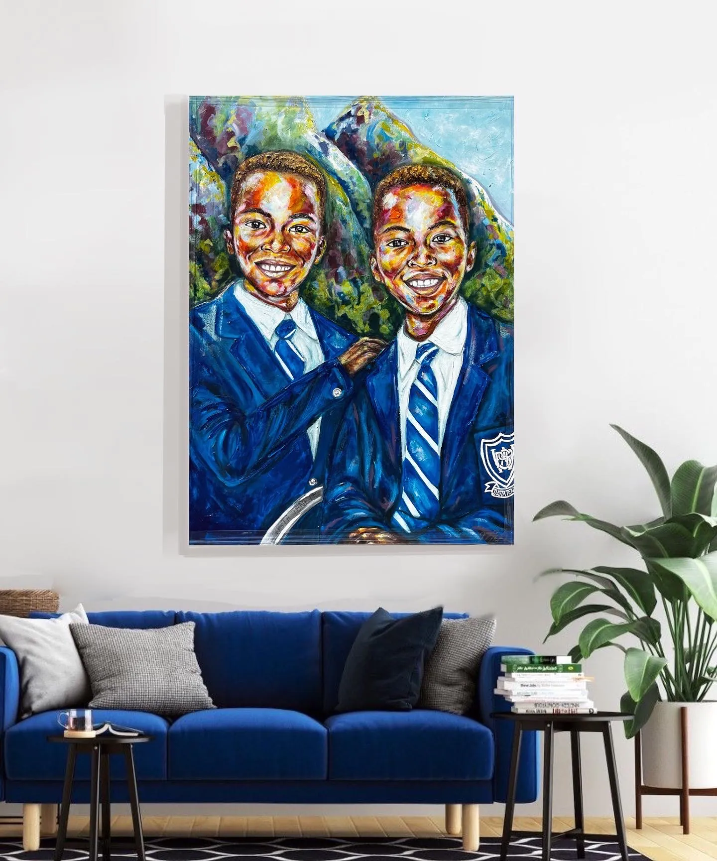 Portrait of twins